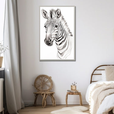 Drawing Zebra Painting